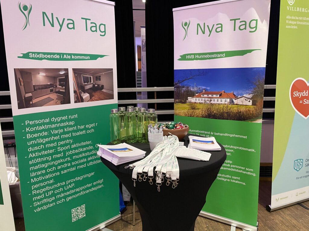 Vi på Nya Tag är på plats på HVB-dagen i Skövdes kulturhus
